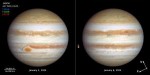 Hubbleův vesmírný dalekohled zachytil krásné nové snímky Jupitera
