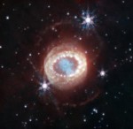 Webbův teleskop se zaměřil na pozůstatek supernovy 1987A