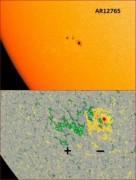 Nepřehlédnutelná skvrna na slunečním disku