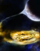 Nový pohled na přenos hmoty na černou díru