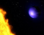 HST objevil skutečně modrou exoplanetu