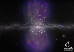 Z centra Mléčné dráhy unikají oblaka vodíku