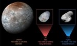 Nová data srovnávají Plutovy ledové měsíce
