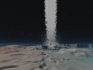 Gejzíry na Tritonu - měsíci Neptuna