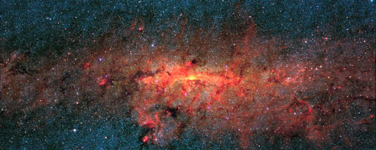 Předpokládaný vzhled snímků z družice WISE